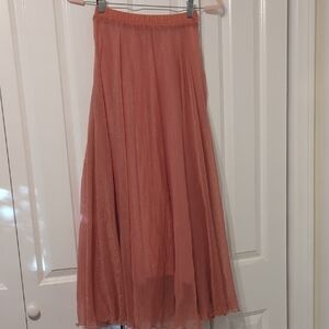 Glinda Pink Maxi Skirt